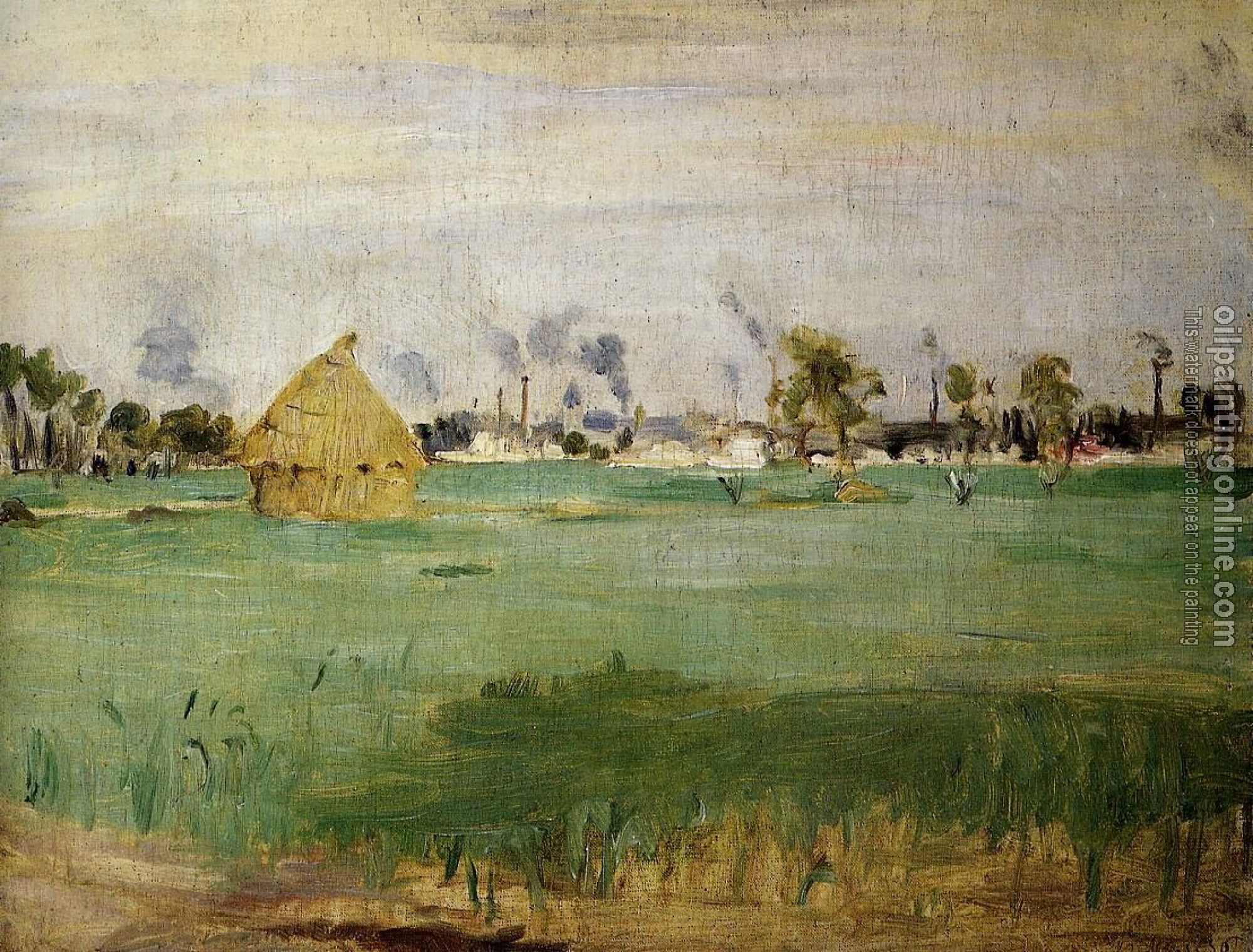 Morisot, Berthe - Landscape at Gennevilliers